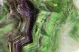 Colorful Polished Fluorite Slab - China #367875-1